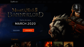 What Taleworlds.com website looked like in 2020 (4 years ago)