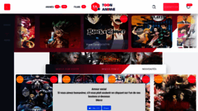What Toonanime.xyz website looked like in 2020 (5 years ago)
