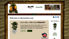What The420site.com website looked like in 2020 (4 years ago)