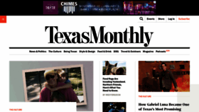 What Texasmonthly.com website looked like in 2020 (4 years ago)