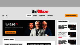 What Theblaze.com website looked like in 2020 (4 years ago)
