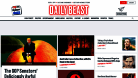 What Thedailybeast.com website looked like in 2020 (4 years ago)