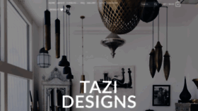 What Tazidesigns.com website looked like in 2020 (4 years ago)