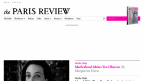 What Theparisreview.org website looked like in 2020 (4 years ago)