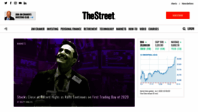 What Thestreet.com website looked like in 2020 (4 years ago)
