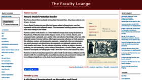 What Thefacultylounge.org website looked like in 2020 (4 years ago)