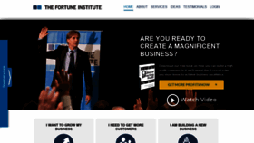 What Thefortuneinstitute.com website looked like in 2020 (6 years ago)