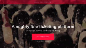 What Ticketleap.com website looked like in 2020 (4 years ago)