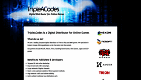 What Tripleacodes.com website looked like in 2020 (4 years ago)