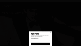 What Tomford.com website looked like in 2020 (4 years ago)