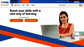 What Topperlearning.com website looked like in 2020 (4 years ago)
