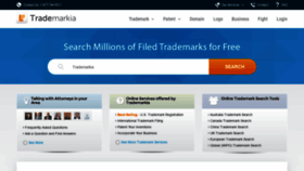 What Trademarkia.com website looked like in 2020 (4 years ago)