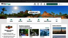 What Tripadvisor.es website looked like in 2020 (4 years ago)