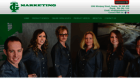 What Tgmarketing.ca website looked like in 2020 (4 years ago)