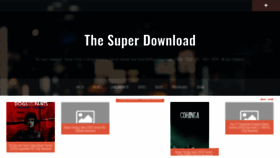 What Thesuperdownload.net website looked like in 2020 (4 years ago)