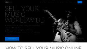 What Tunecore.com website looked like in 2020 (4 years ago)