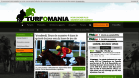 What Turfomania.fr website looked like in 2020 (4 years ago)