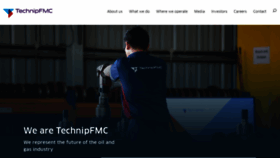 What Technipfmc.com website looked like in 2020 (4 years ago)