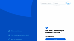 What Twitter.com website looked like in 2020 (4 years ago)