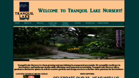 What Tranquil-lake.com website looked like in 2020 (4 years ago)