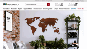 What Trenddeko.ch website looked like in 2020 (5 years ago)