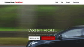 What Taxi-merle.fr website looked like in 2020 (4 years ago)