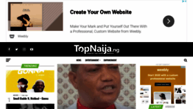 What Topnaija.ng website looked like in 2020 (4 years ago)