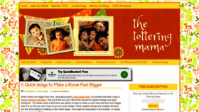 What Totteringmama.com website looked like in 2020 (4 years ago)