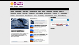 What Trainingjakarta.com website looked like in 2020 (4 years ago)