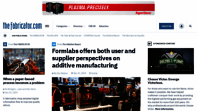 What Thefabricator.com website looked like in 2020 (5 years ago)
