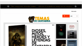 What Temasdecantabria.com website looked like in 2020 (4 years ago)