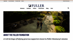 What Thefullerfoundation.org website looked like in 2020 (4 years ago)