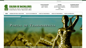 What Transparencia.cobachbcs.edu.mx website looked like in 2020 (4 years ago)