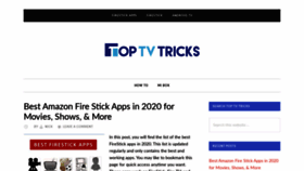 What Toptvtricks.com website looked like in 2020 (4 years ago)