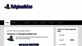 What Thedoghousemail.com website looked like in 2020 (4 years ago)