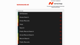 What Technorecords.net website looked like in 2020 (4 years ago)