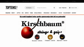 What Toptenis.rs website looked like in 2020 (5 years ago)