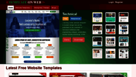 What Templateonweb.com website looked like in 2020 (4 years ago)