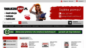 What Tabliczkibhp.pl website looked like in 2020 (4 years ago)