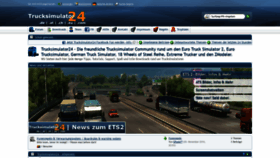 What Trucksimulator24.de website looked like in 2020 (4 years ago)