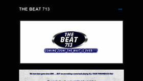 What Thebeat713.com website looked like in 2020 (4 years ago)