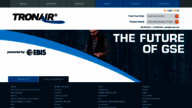 What Tronair.com website looked like in 2020 (4 years ago)