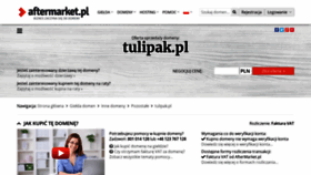 What Tulipak.pl website looked like in 2020 (4 years ago)