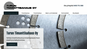 What Turuntimanttisahaus.fi website looked like in 2020 (4 years ago)