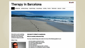What Therapy-barcelona.com website looked like in 2020 (4 years ago)