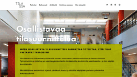 What Tilassa.fi website looked like in 2020 (4 years ago)