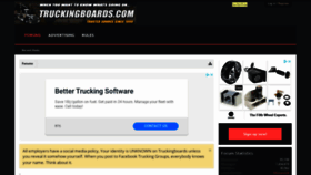 What Truckingboards.com website looked like in 2020 (4 years ago)