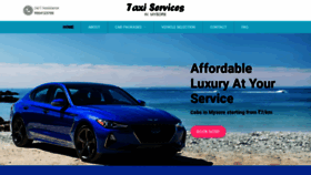 What Taxiserviceinmysore.com website looked like in 2020 (4 years ago)
