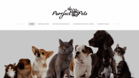 What Thepurrfectpets.com website looked like in 2020 (4 years ago)