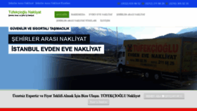 What Tufekciogluevdenevenakliyat.com website looked like in 2020 (4 years ago)